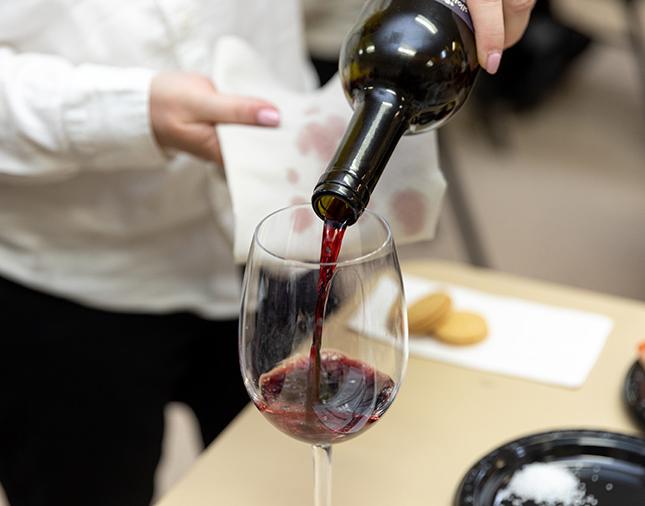 Culinary Academy of Las Vegas Wine Serving Class 2